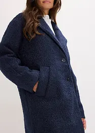 Korte, oversized bouclé jas, bonprix