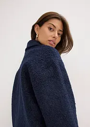 Korte, oversized bouclé jas, bonprix