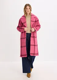 Lange jas in wollen look, bonprix