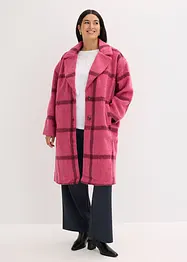 Lange jas in wollen look, bonprix