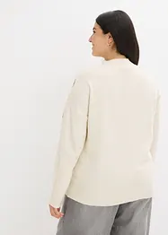 Oversized trui met pailletten, bonprix