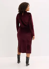 Midi jurk van zacht fluweel, bonprix