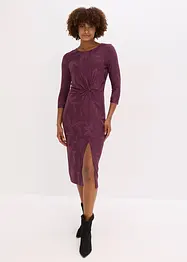 Midi jurk in jacquard, bonprix