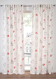 Gordijn met kerstmotief (1 stuk), bonprix