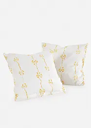 Kussenhoes met strikken, bonprix