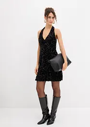 Halter paillettenjurk, bonprix