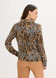 Jersey blouse met viscose, bonprix
