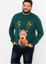 Trui met kerstmotief, bonprix