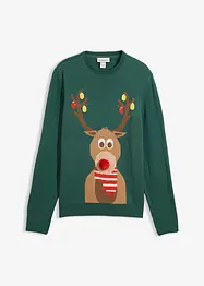 Trui met kerstmotief, bonprix