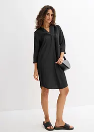 Tuniekjurk met structuureffect in een soepele viscosemix, bonprix