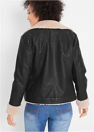 Imitatieleren jas, gevoerd, bonprix