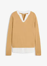 Trui met blouse-inzet, bonprix