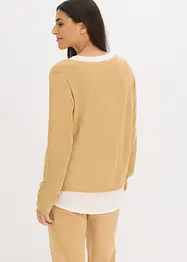 Trui met blouse-inzet, bonprix