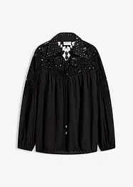 Blouse met kant, bonprix
