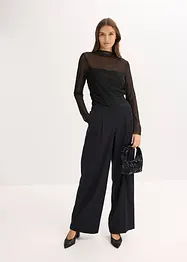 Longsleeve van zacht mesh, bonprix