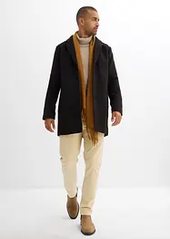 Korte coat met wol, bonprix