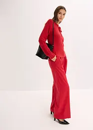 Grof gebreide trui met strik, bonprix