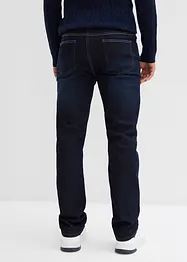 Regular fit thermo stretch jeans met comfortband en zachte voering van jersey, straight, bonprix
