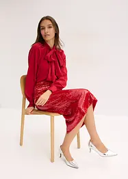Midirok met pailletten, bonprix