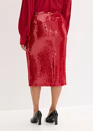 Midirok met pailletten, bonprix