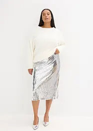 Lange trui van zacht verengaren, bonprix