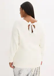 Lange trui van zacht verengaren, bonprix