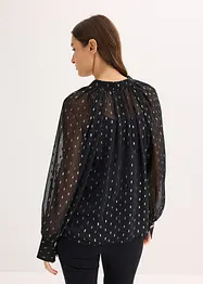 Transparante blouse, bonprix