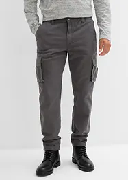Relaxed fit thermo cargo broek met comfortband, straight, bonprix