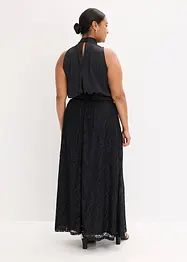 Maxi jurk met rok van kant, bonprix