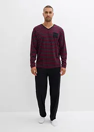 Pyjama van katoen met lange mouwen, bonprix