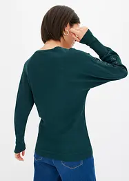 Trui met applicatie van strass, bonprix