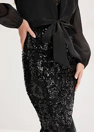 Bolero van fijne tule met strik, bonprix