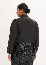 Bolero van fijne tule met strik, bonprix