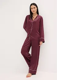 Geweven pyjama van satijn, bonprix