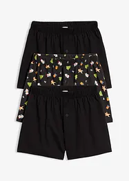 Wijde boxershort van katoen (set van 3), bonprix