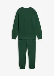 Sweatshirt en joggingbroek van puur katoen (2-dlg. set), bonprix