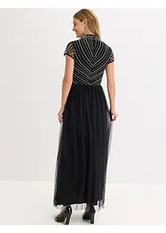 Maxi jurk met parelborduursel, bonprix