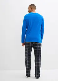 Pyjama van katoen met lange mouwen en knoopsluiting, bonprix