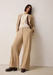 Wollen broek met visgraatpatroon, bonprix