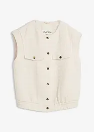 Mouwloze blazer met wol, bonprix