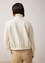 Mouwloze blazer met wol, bonprix