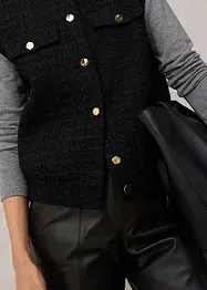 Mouwloze blazer met wol, bonprix