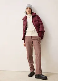 Donsjas met gerecyclede dons en gebreide mouwen, bonprix