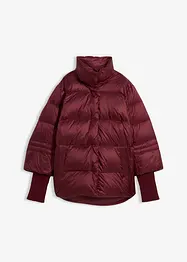 Donsjas met gerecyclede dons en gebreide mouwen, bonprix