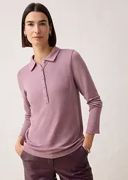Poloshirt met wol, bonprix