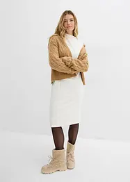 Midi jurk in een viscosemix, bonprix