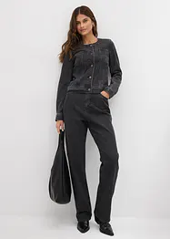 Spijkerjas met strass, bonprix