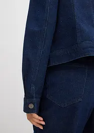 Spijkerjas met strass, bonprix