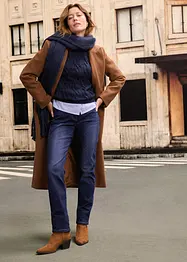 Straight jeans mid waist, thermo met comfortband, bonprix