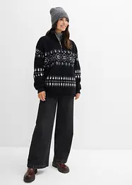 Teddy fleece trui, bonprix